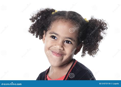 Petite Fille Africaine Adorable Avec Beau Photo Stock Image Du Beau