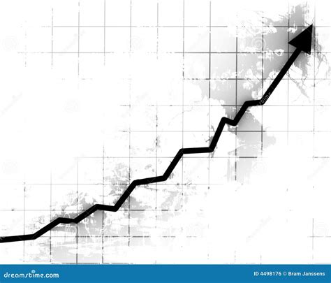 Graph With Going Up Arrow Stock Image 33082525