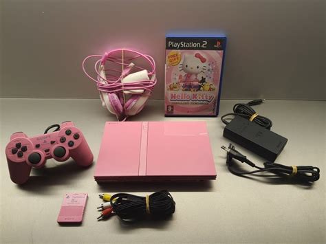 Sony Playstation 2 Pink Edition Extras Console With Games 1