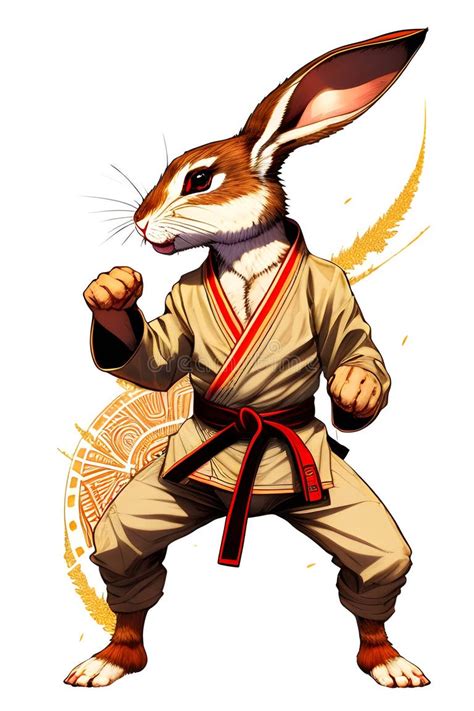 Karate Rabbit Stock Illustrations 101 Karate Rabbit Stock