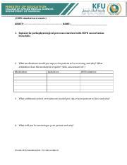 1 Pre Simulation Worksheet COPD Docx COPD Simulation Scenario GROUP