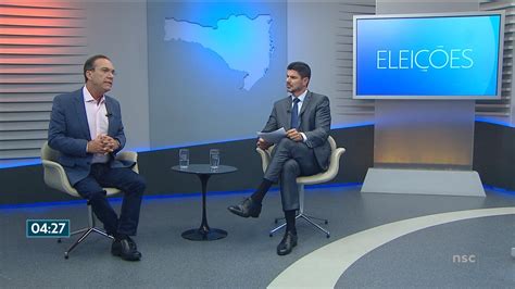 VÍDEOS NSC Notícias entrevista Décio Lima PT Eleições 2022 em