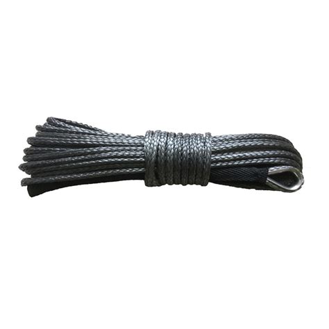 4mm X 30m UHMWPE Synthetic Winch Rope Cable Line With Thimble And