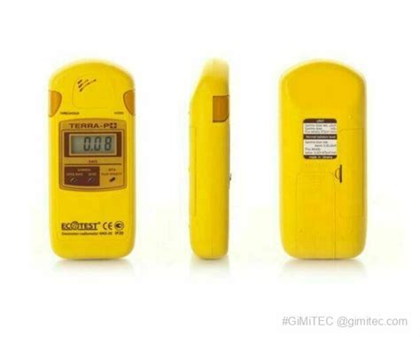 New Terra P Plus Ecotest Dosimeter Radiometer Geiger Counter Radiation Detector Gimitec