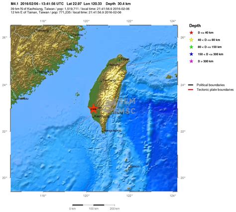 Terremoto Taiwan Ancora Una Scossa Di Assestamento Magnitudo 4 1