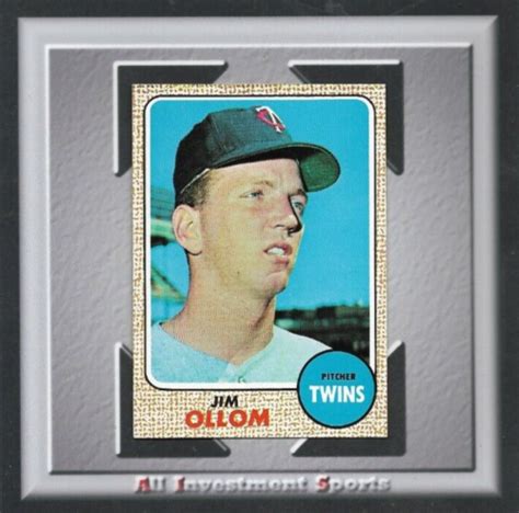 1968 Topps JIM OLLOM 91 NM MT B Minnesota Twins TD89 EBay