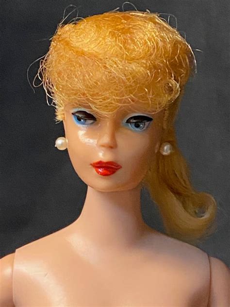 Vintage Blonde Ponytail Barbie Nude No Box Doll Peddlar