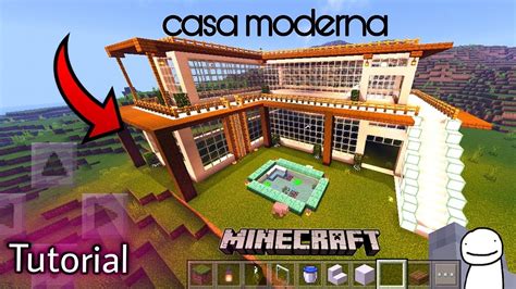 Minecraftcomo Hacer Una Casa Moderna Fácil Y Rápido Tutorial Youtube