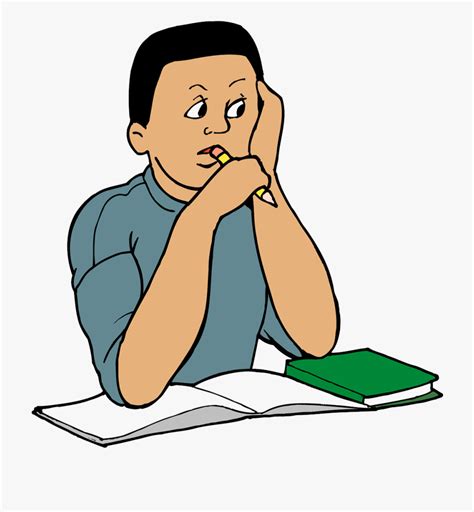 Study clipart student thinking, Picture #3178135 study clipart student ...