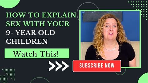 A Parent S Guide To Talking About Sex With Year Olds YouTube