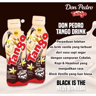 Jual Tango Drink Velluto Indian Chocolate Don Pedro Black Vanilla