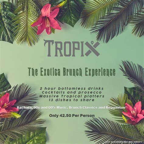 Tropix | Book your Clapham brunch