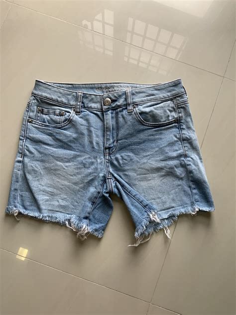 AUTHENTIC American Eagle Boy Midi Denim Shorts Women S Fashion