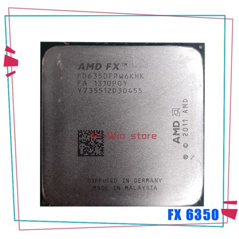 Amd Fx Series Fx 6350 Fx 6350 3 9 Ghz Six Core Cpu Processor Fd6350frw6khk Socket Am3 Cpus