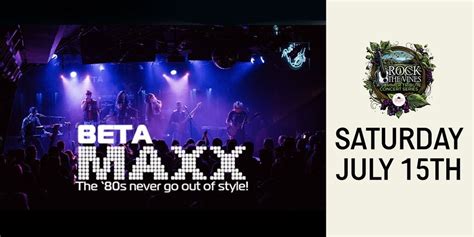 Betamaxx 80s Tribute Doffo Winerys Rock The Vines Concert Series Doffo Winery Temecula 15