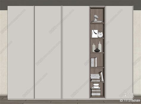 现代衣柜su模型下载【id1113160589】知末su模型网