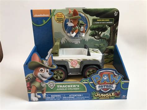 New Paw Patrol Jungle Rescue Trackers Jungle Cruiser Vehicle And Pup Figure Set 1902852093