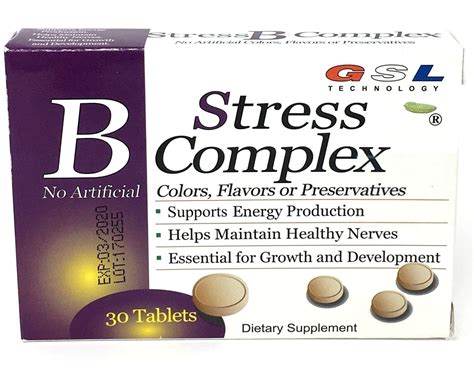 Gsl Stress B Complex Vit C E Zinc B B B B Folic Acid Tablet