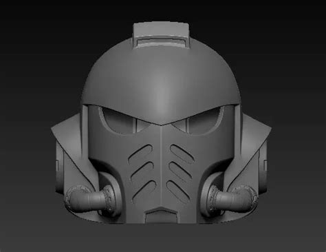 Primaris Astartes Space Marine Helmet Mk X Mk 10 Armor Warhammer 40k 3d