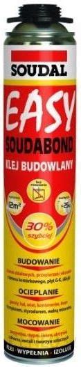 Klej Soudal Easy Soudabond Klej Budowlany Pistolet 750ml Opinie I