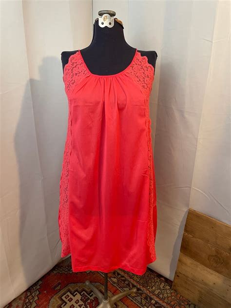 Hot Pink S Vintage Babydoll Nightie Lingerie Tedd Gem