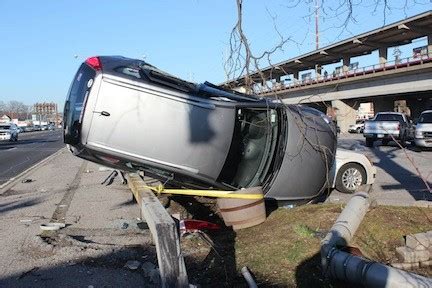 Car turns over in Sunrise Highway crash | Herald Community Newspapers ...