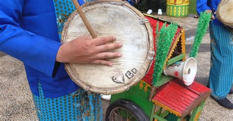 Hands Of Young Man Playing Traditional Drum Called Dholak Srengseng