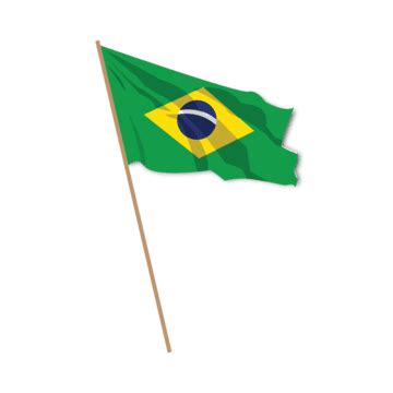 Brazil Flag Waving Texture Vector Vintage Brazil Flag Waving Texture