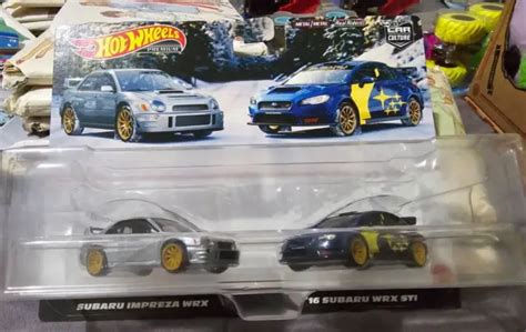 HOT WHEELS 2024 Premium Two Pack Subaru Impreza WRX 16 Subaru WRX STI HBL96 24 95 PicClick AU