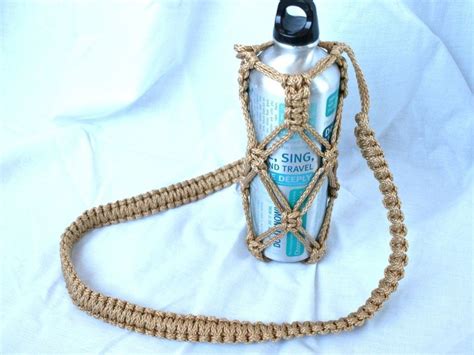 Stylish Diy Paracord Bottle Holder Ideas 49