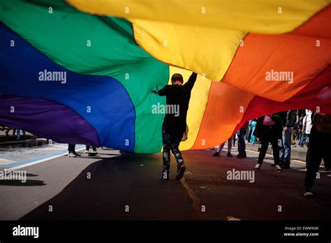 Bogota Colombia 28th June 2015 The Gay Pride Parade Is Held In Bogota Capital Of Colombia