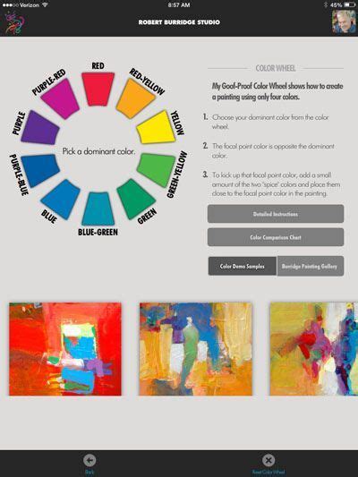 Burridge Goof Proof Color Wheel App Color Wheel Paint Color Wheel