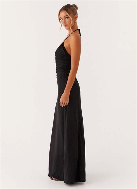 Kansas Maxi Dress - Black – Peppermayo