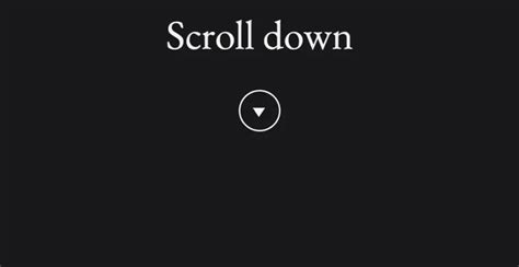 15+ Scroll Down Button HTML CSS (Free Code)