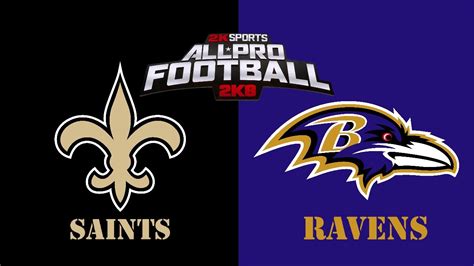 We Beat The Ravens All Pro Football K Ravens Saints Season