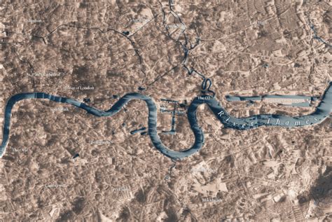 River Thames Map | Wondering Maps