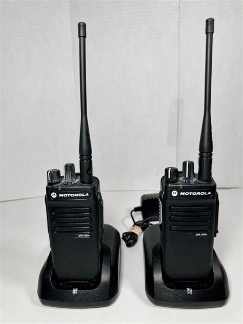 Motorola Xpr 3300e Uhf Radio Pair Great Condition Ebay