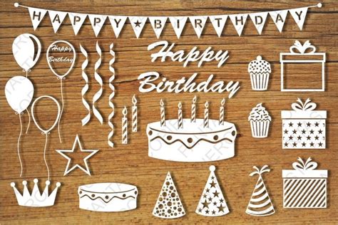 Cricut Happy Birthday Card SVG