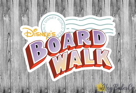 Disneys Boardwalk Resort Sticker Walt Disney World Etsy