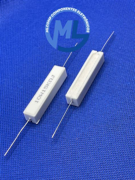 Resistor De Fio K W Axial Porcelana Ctt Mlcomp