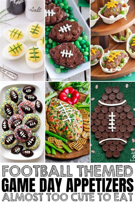 Easy Football Themed Game Day Party Appetizer Ideas Appetizers For