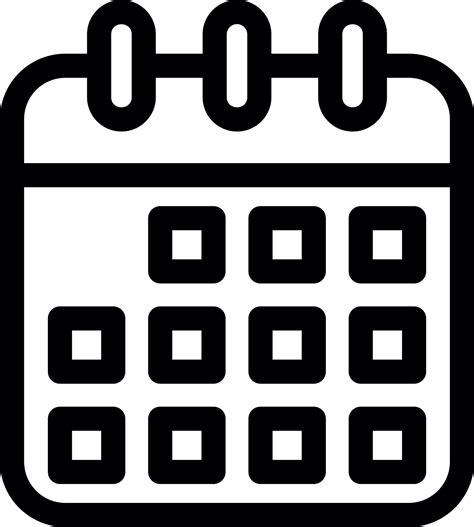 Diseño De Icono De Vector De Calendario 16491207 Vector En Vecteezy