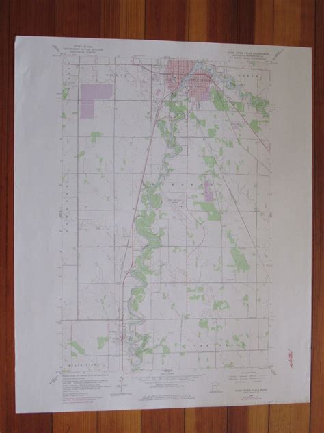 Thief River Falls Minnesota Original Vintage Usgs Topo Map