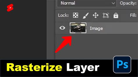 How To Rasterize Layer In Photoshop Quickly Youtube