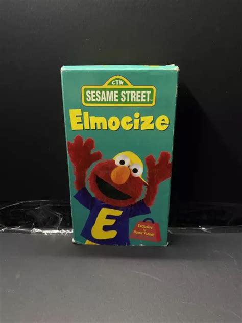 SESAME STREET - Elmocize (VHS, 1996) Elmo With Cyndi Lauper £7.50 ...