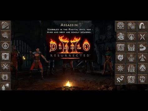 Diablo 2 Resurrected Assassin Skills Gameplay 4k YouTube