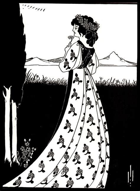 Art Nouveau, Aubrey Beardsley, Art Nouveau Print, Black and White, Art ...