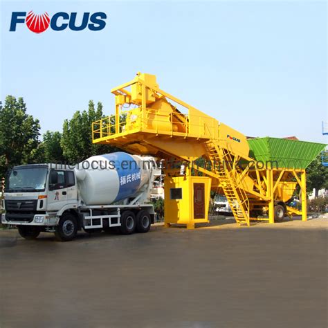 Yhzs M H High Efficiency Concrete Mobile Batching Plant Price