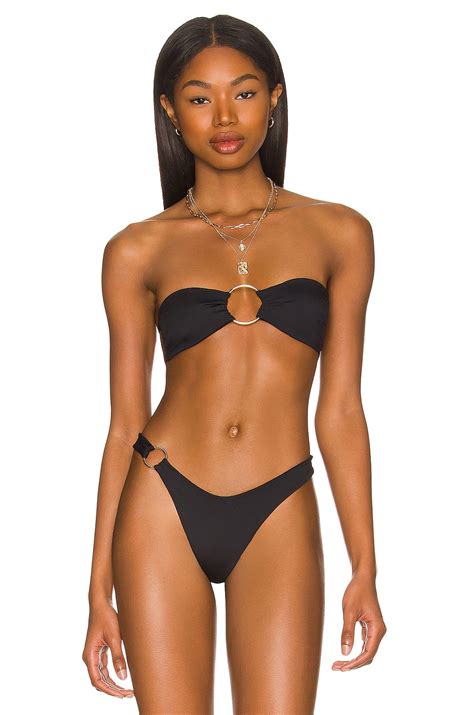 Indah Rosie Bikini Top In Black REVOLVE