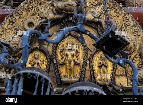 Detail Of The Changu Narayan Temple Considered The Oldest Temple In